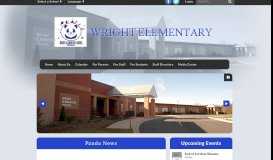 
							         Wright Elementary School: Home								  
							    