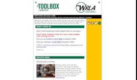 
							         WRLA News - Naylor Association Solutions								  
							    
