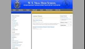 
							         W.S. Neal High School: Highlights - INOW Home Portal								  
							    