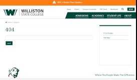 
							         WSC-Email for Students - Williston State College								  
							    