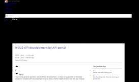 
							         WSO2 API development by API portal - Stack Overflow								  
							    