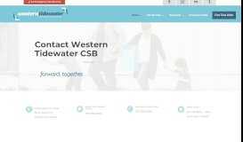 
							         WTCSB | Contact Us - Western Tidewater Community Services Board								  
							    
