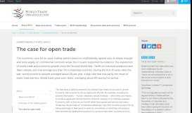 
							         WTO | Understanding the WTO - The case for open trade								  
							    