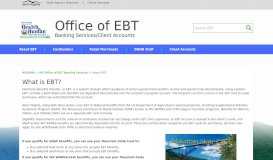 
							         WV Office of EBT Banking Services								  
							    