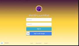 
							         WVCSD LaunchPad - ClassLink Launchpad								  
							    