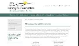 
							         WVPCA - WV Primary Care Association								  
							    