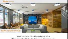 
							         WVU Apartments | State on Campus - Morgantown								  
							    