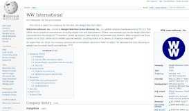 
							         WW International - Wikipedia								  
							    