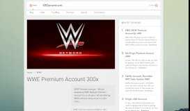 
							         WWE Premium Account 300x | 100premium								  
							    