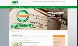 
							         WWK Akademie online - WWK Partnervertrieb - WWK Versicherungen								  
							    