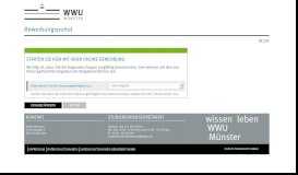 
							         WWU - Online Bewerbung - Universität Münster								  
							    
