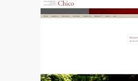 
							         WWW Account Application - IT Support Services - CSU, Chico								  
							    