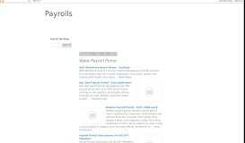 
							         Www Payroll Portal - Payrolls								  
							    