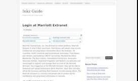 
							         www.4myhr.com - Marriott Extranet Login For Employees								  
							    