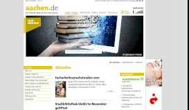 
							         www.aachen.de - Stadtbibliothek								  
							    