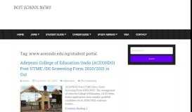 
							         www.aceondo.edu.ng/student portal Archives - Best School News								  
							    