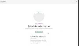 
							         www.Adcodataportal.com.au - ADCO Construct Data Portal								  
							    