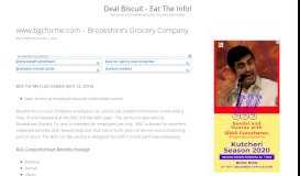
							         www.bgcforme.com - Brookshire's Grocery Company - Deal Biscuit ...								  
							    