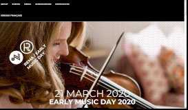 
							         www.earlymusicday.eu – Get ready for Early Music Day 2019!								  
							    