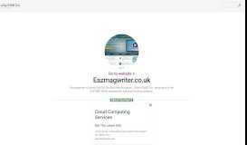 
							         www.Eazmagwriter.co.uk - Clifton EMAG Ltd - developers of ...								  
							    