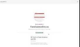 
							         www.Fanshaweonline.ca - FOL Log In Page								  
							    