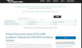 
							         www.fud.edu.ng | Federal University Dutse : FUD News - MySchoolGist								  
							    