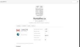 
							         www.Hondaflex.ca - >hondaflex.ca>								  
							    