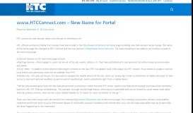 
							         www.HTCConnect.com - New Name for Portal | HTC Inc.								  
							    