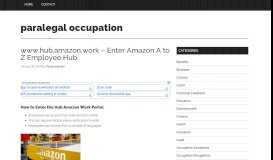 
							         www.hub.amazon.work - Enter Amazon A to Z Employee Hub ...								  
							    