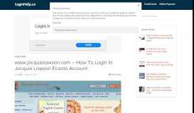 
							         www.jacquielawson.com - How To Login In Jacquie Lawson ...								  
							    