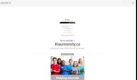 
							         www.Kiauniversity.ca - Kia University								  
							    