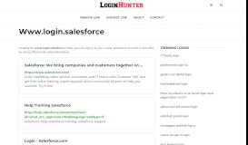 
							         Www.login.salesforce — One Click Access								  
							    
