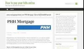 
							         www.mortgagequestions.com PHH Mortgage | Home ...								  
							    