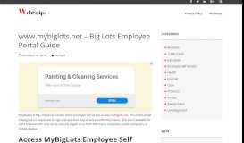 
							         www.mybiglots.net - Big Lots Employee Portal Guide - Websnips								  
							    