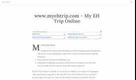 
							         www.myehtrip.com - My EH Trip Online | openkit								  
							    