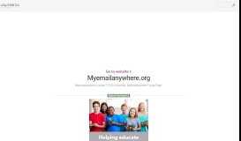 
							         www.Myemailanywhere.org - MyEmailAnywhere™ Login Page..								  
							    