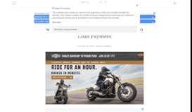 
							         www.myhdfs.com - The Harley Davidson Loan Payment -								  
							    