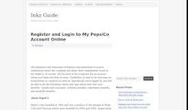 
							         www.mypepsico.com - Register and Login to My PepsiCo ...								  
							    
