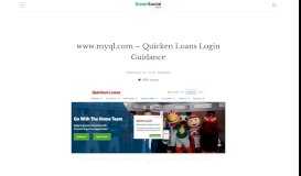 
							         www.myql.com - Quicken Loans Login Guidance - Ally Invest Login								  
							    