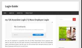 
							         www.mytjx.com- my TJX Login | TJ Maxx Associate/Employee ...								  
							    