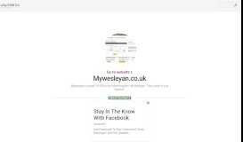 
							         www.Mywesleyan.co.uk - My Wesleyan - Take control of your ...								  
							    