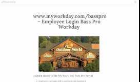 
							         www.myworkday.com/basspro – Employee Login Bass Pro ...								  
							    