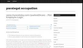 
							         www.myworkday.com/psahealthcare – PSA Employee Login ...								  
							    