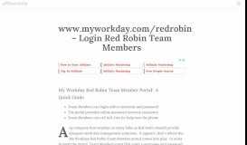 
							         www.myworkday.com/redrobin – Login Red Robin Team ...								  
							    
