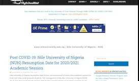
							         www.nileuniversity.edu.ng | Nile University of Nigeria : NUN News								  
							    