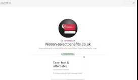 
							         www.Nissan-selectbenefits.co.uk - Nissan Select Benefits								  
							    