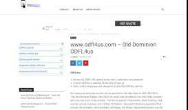 
							         www.odfl4us.com - Old Dominion ODFL4us | Qotd								  
							    