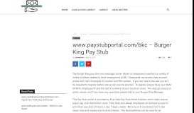 
							         www.paystubportal.com/bkc – Burger King Pay Stub								  
							    