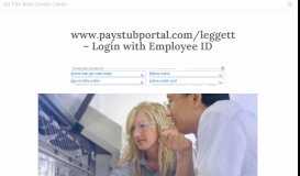 
							         www.paystubportal.com/leggett – Leggett Pay Stub - terriwise								  
							    