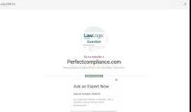 
							         www.Perfectcompliance.com - Login Screen - Urlm.co								  
							    